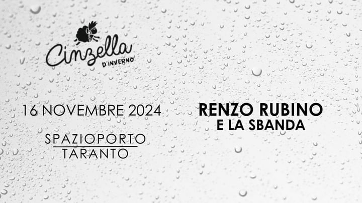 Cover for event: RENZO RUBINO E LA SBANDA per "Cinzella d'Inverno 24"