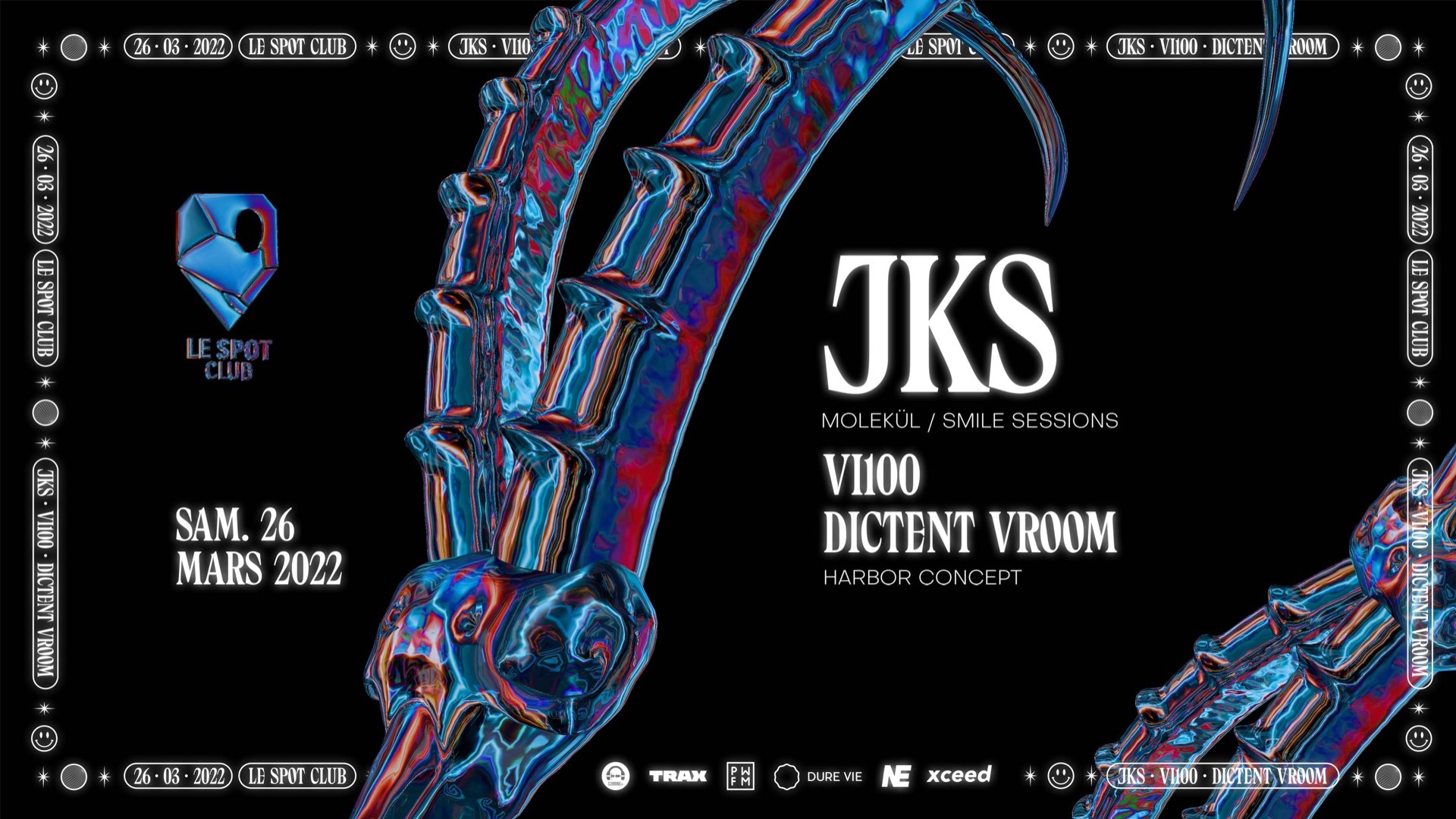 JKS (MOLEKÜL/Smile Sessions) + Vl100 & Dictent Vroom (HARBOR CONCEPT) image