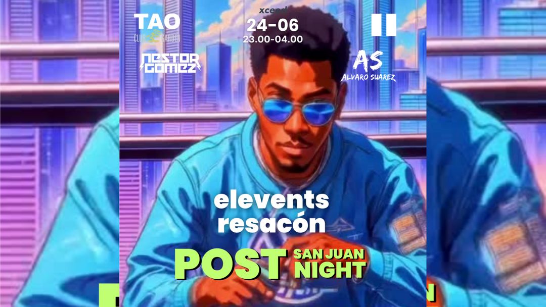 RESACÓN DE SAN JUAN-Eventplakat