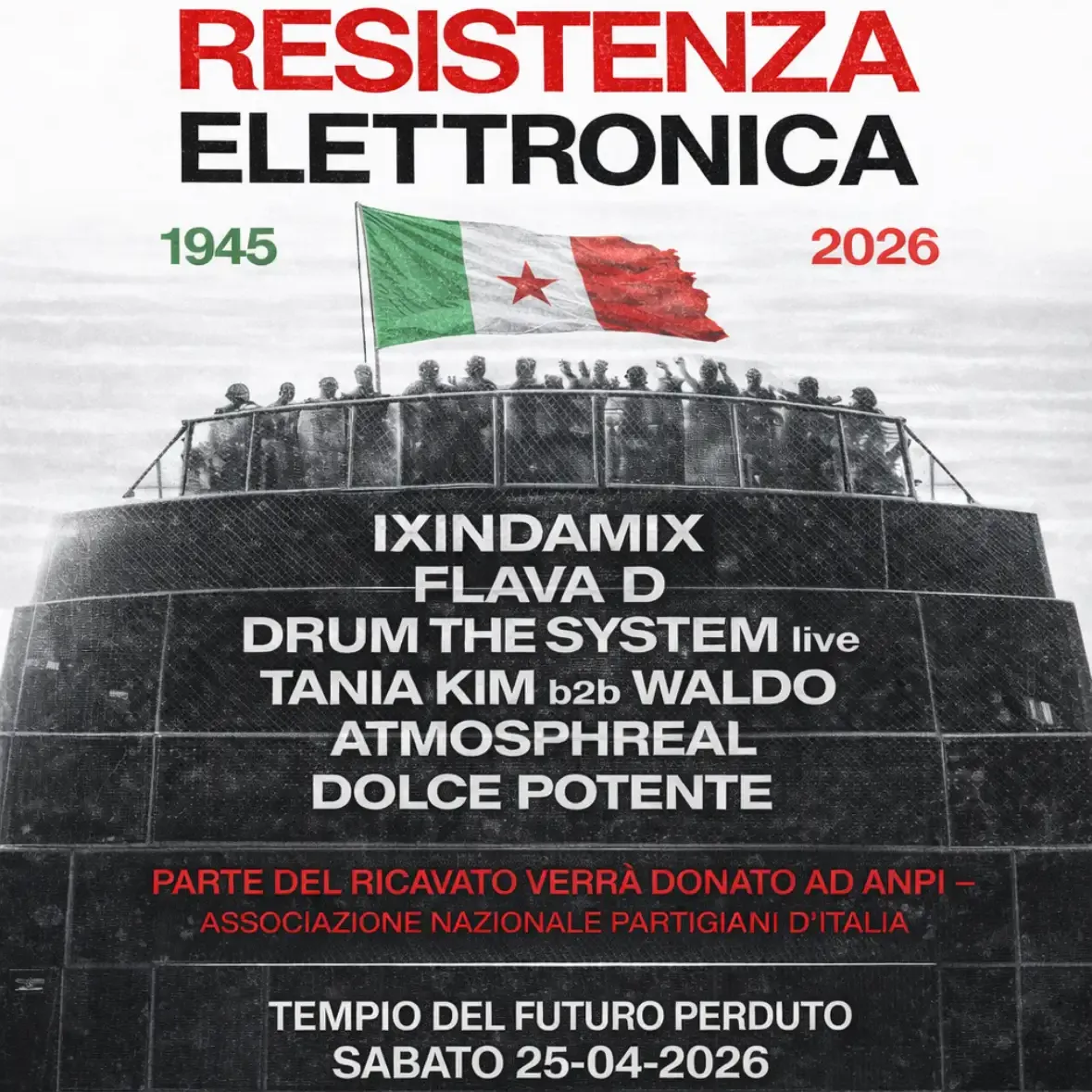 RESISTENZA ELETTRONICA: Ixindamix, Flava D, Tania Kim, DTS live, Dolce Potente. Ticket on RA Guide image