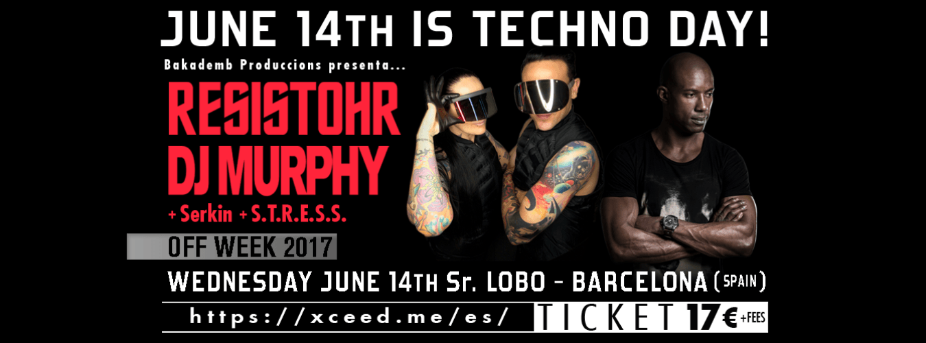 Resistohr [Phonk!/Sao Paulo - Berlin] & DJ Murphy at Off Week Barcelona 2017 image