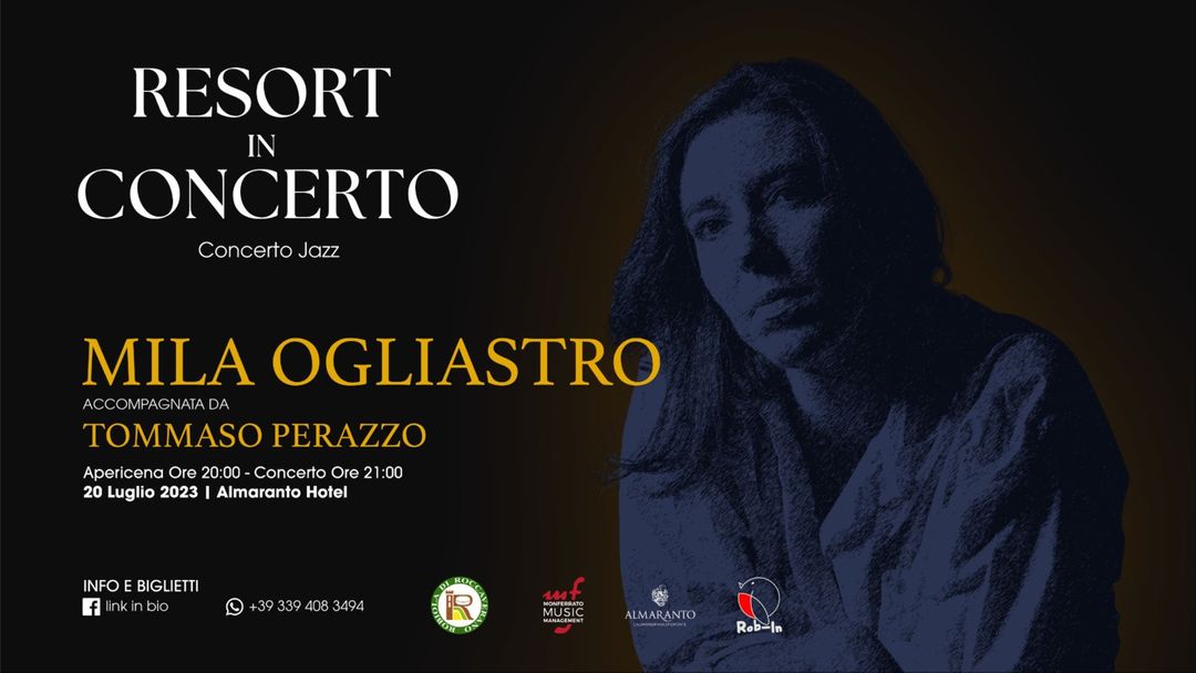 Cartel del evento RESORT IN CONCERTO - MILA OGLIASTRO
