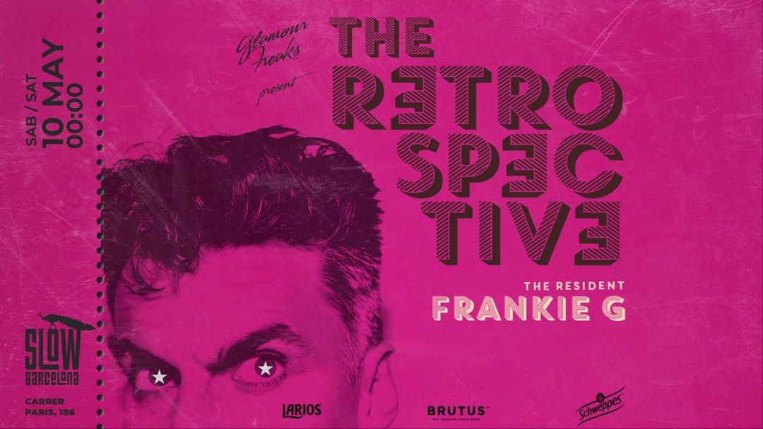 Capa do evento RETROSPECTIVE: Frankie G