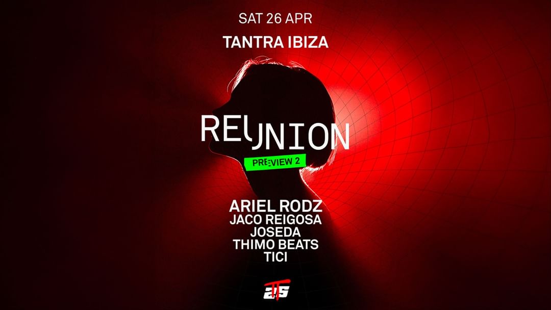 Cartel del evento REUNION PREVIEW 2 w/ Ariel Rodz