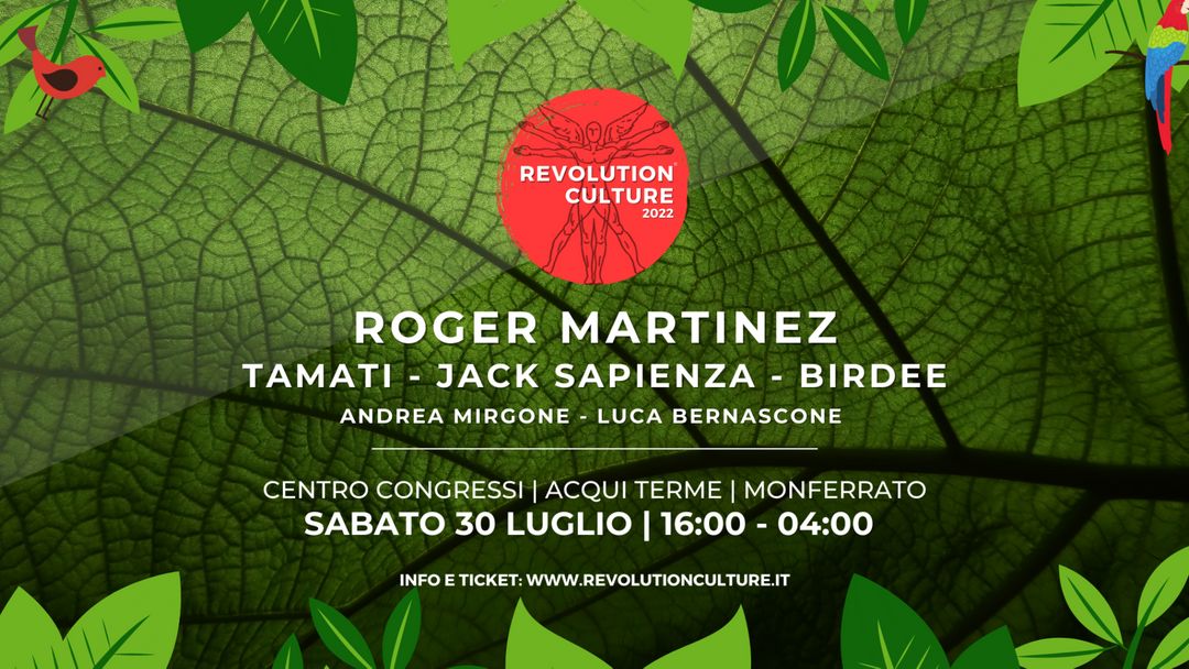 Cartel del evento REVOLUTION CULTURE | Centro Congressi (Acqui Terme)