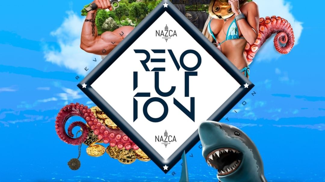 REVOLUTION SABADO 3 JUNIO-Eventplakat