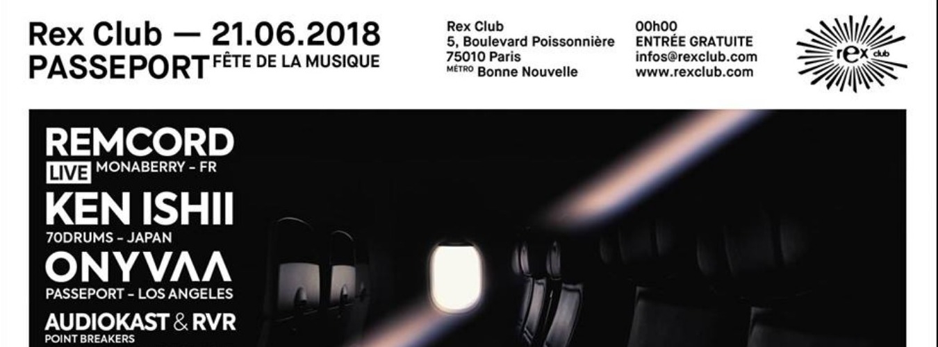 Rex Club "Fête de la Musique" : KEN ISHII, Onyvaa, Remcord image