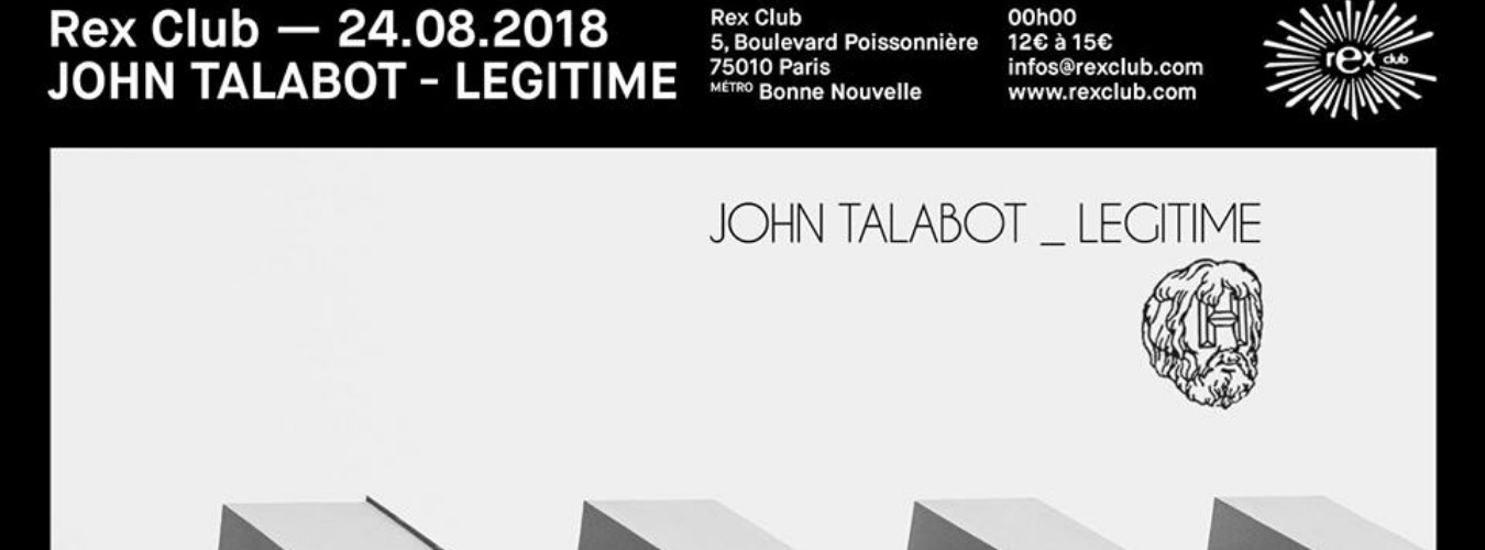 Rex Club Présente John Talabot & Legitime image