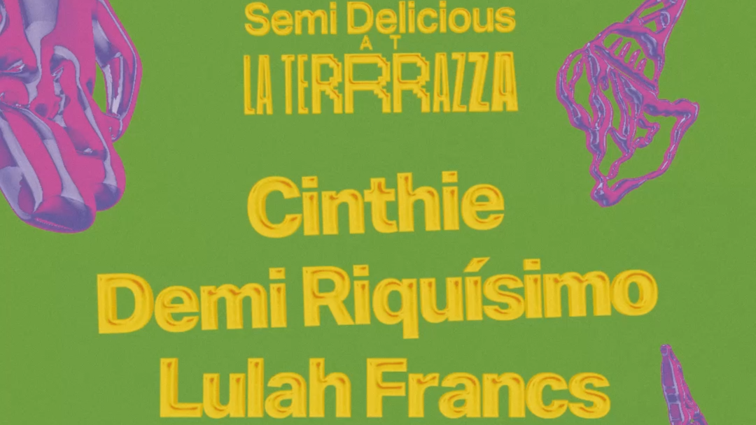 RFDC presents SEMI DELICIOUS Night with Cinthie, Demi Riquisimo & Lulah Francs - Open Air image