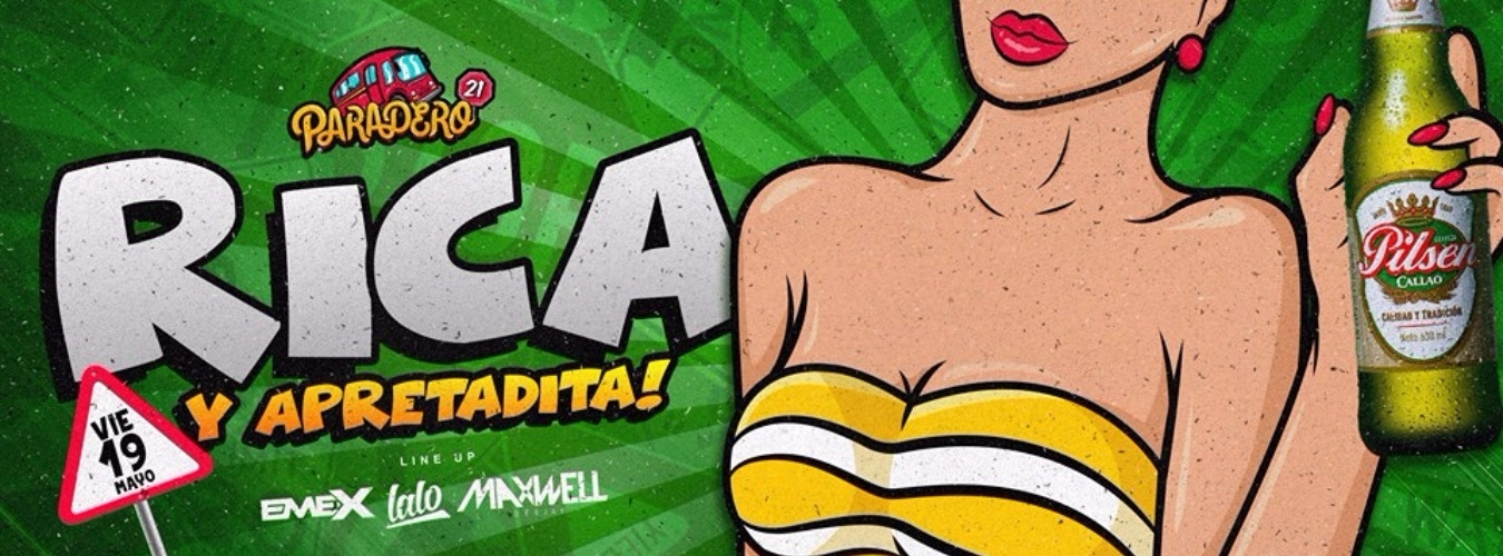 RICA Y APRETADITA - VIE 19 Mayo // PARADERO 21 image