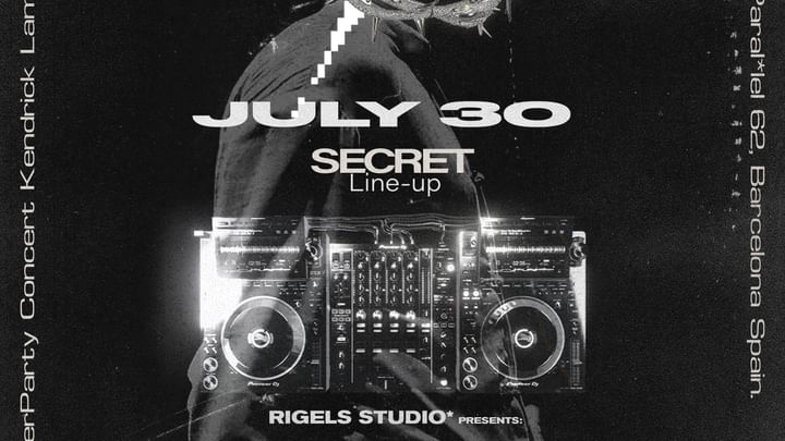 Cover for event:  RIGELS AFTERPARTY KENDRICK LAMAR 