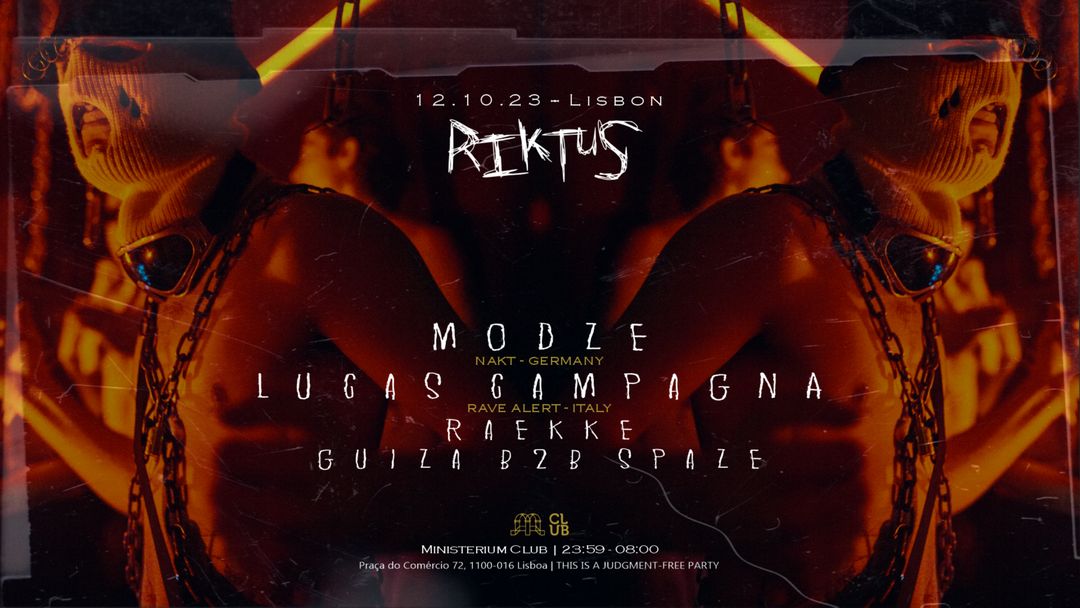 Copertina evento Riktus - Hard Spirits with Mødze (Germany), Lucas Campagna (Italy) | NEW SEASON OPENING 