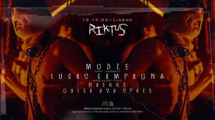 Cover for event: Riktus - Hard Spirits with Mødze (Germany), Lucas Campagna (Italy) | NEW SEASON OPENING 