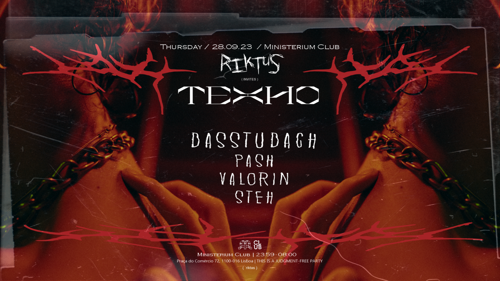 Riktus invites TEXHO (Label Night) with DASSTUDACH, Pash, Valorin and Steh image