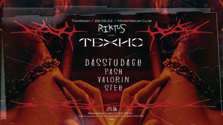 Cover for event: Riktus invites TEXHO (Label Night) with DASSTUDACH, Pash, Valorin and Steh