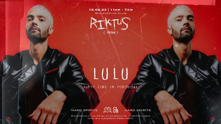 Cover for event: RIKTUS Enoménos w/ LULU (France / First time in Portugal)