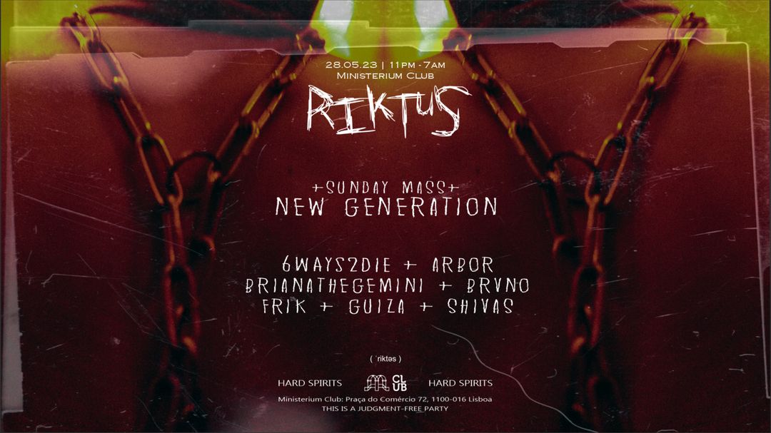 Copertina evento Riktus Mass: NEW GENERATION