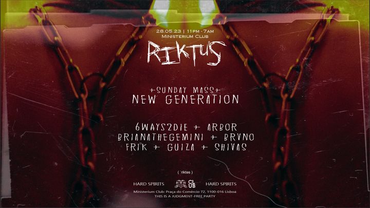 Cover for event: Riktus Mass: NEW GENERATION
