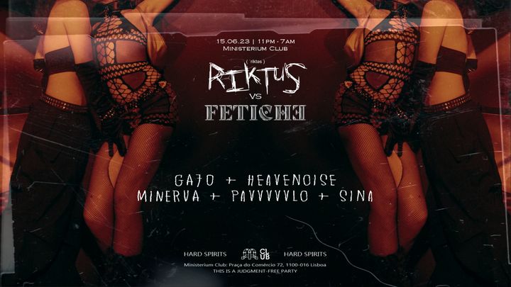 Cover for event: Riktus VS Fetiche - with GA7O, Heavenoise, Minerva, Pavvvvvvlo and Sina
