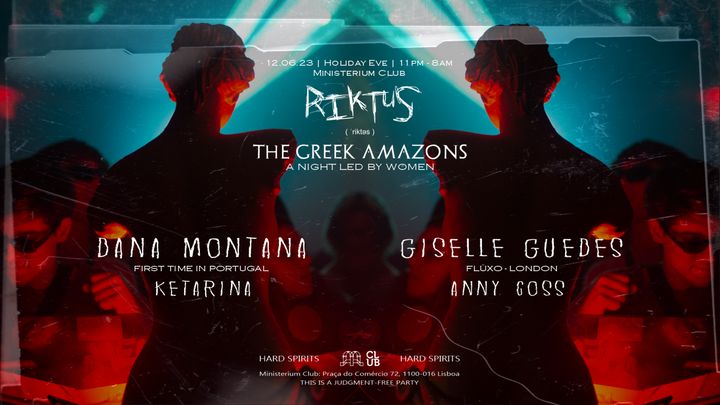 Cover for event: The Greek Amazons by Riktus : with Dana Montana, Giselle Guedes, Ketarina and Anny Coss