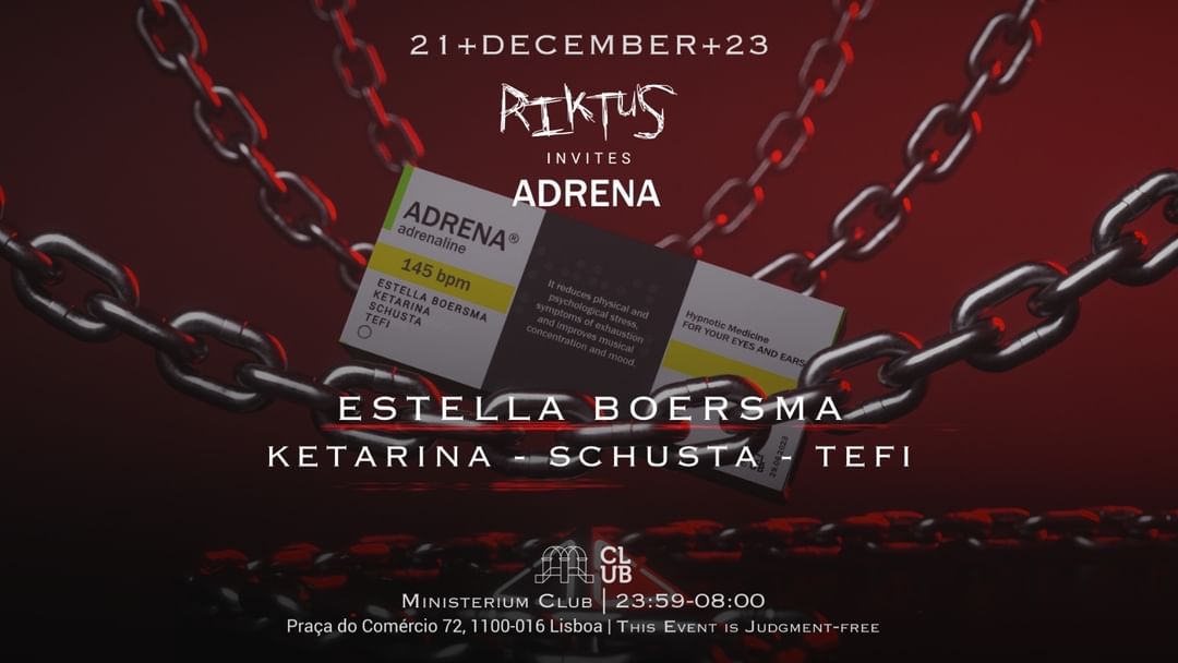 Riktus x Adrena with Estella Boersma, Ketarina, Schusta and Tefi event cover