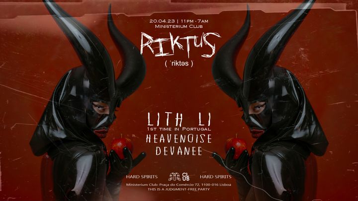 Cover for event: Riktus with Lith Li (Spain), Heavenoise, Devanee and more
