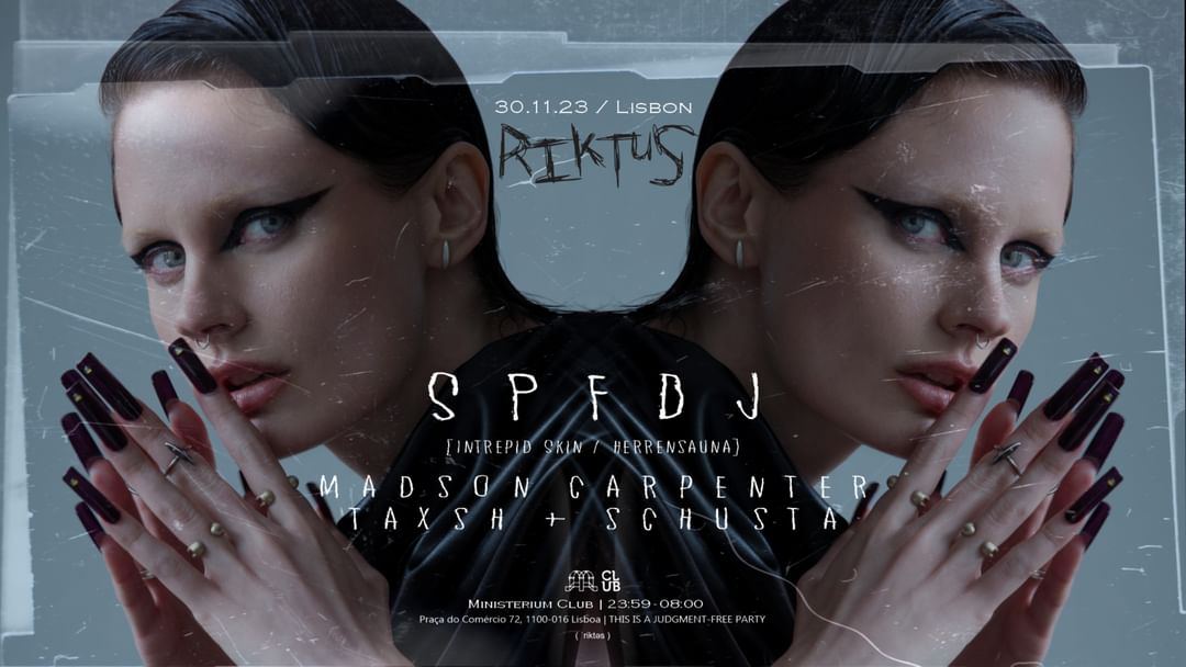 Copertina evento Riktus with SPFDJ, Madson Carpenter, Taxsh and Schusta