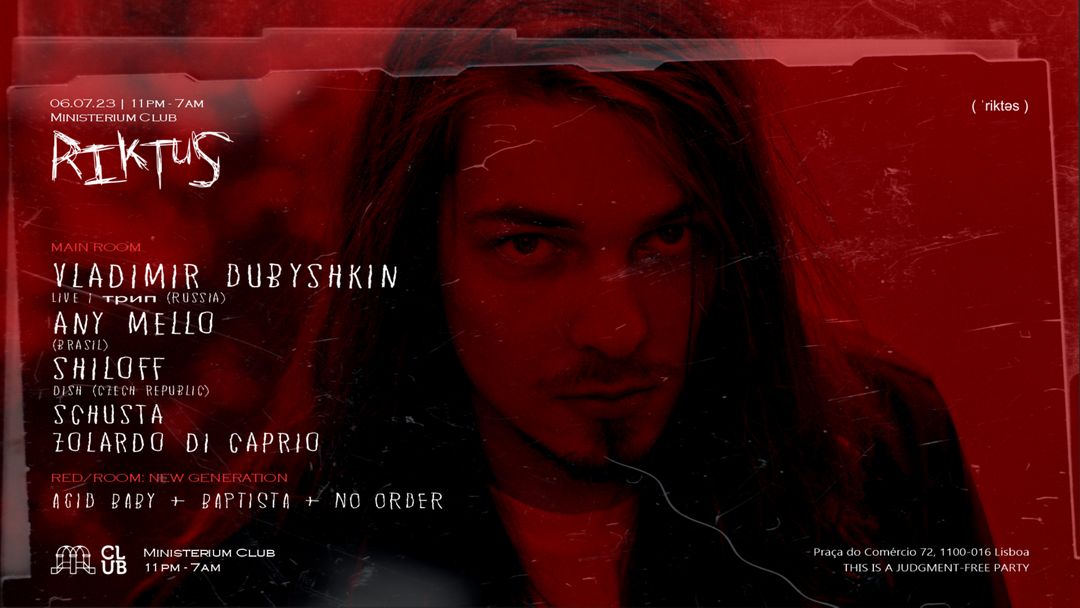 Copertina evento Riktus with Vladimir Dubyshkin (Live) | трип 