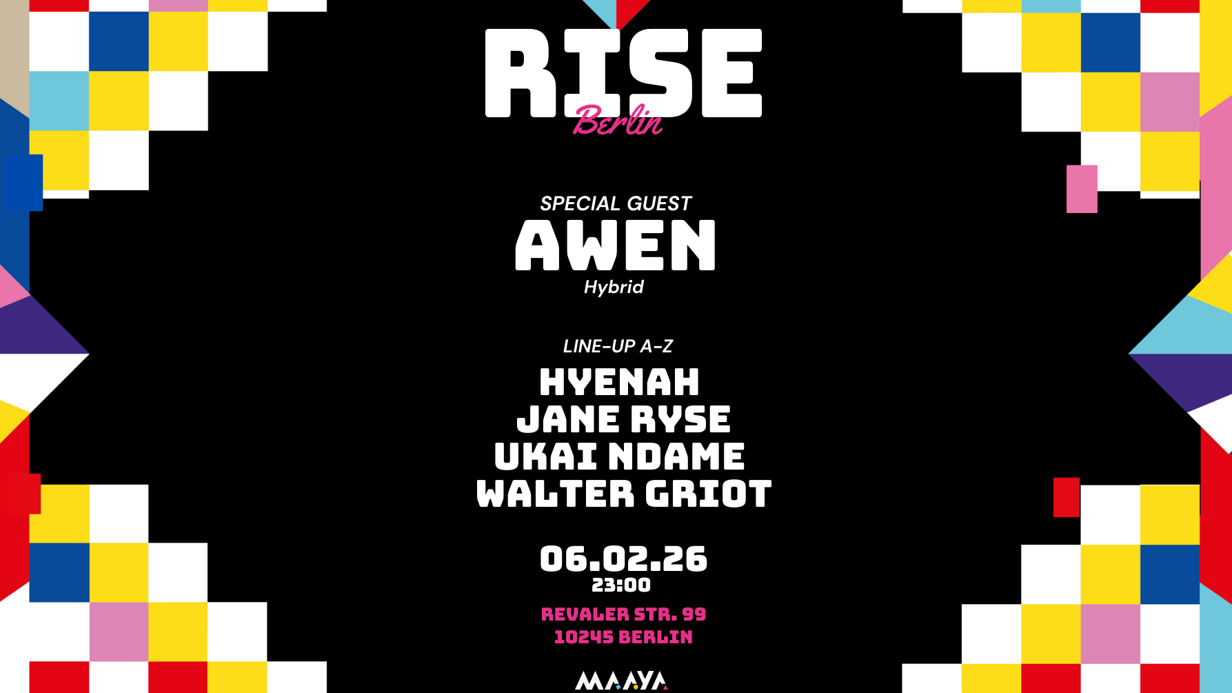 RISE INVITES AWEN | HYENAH image