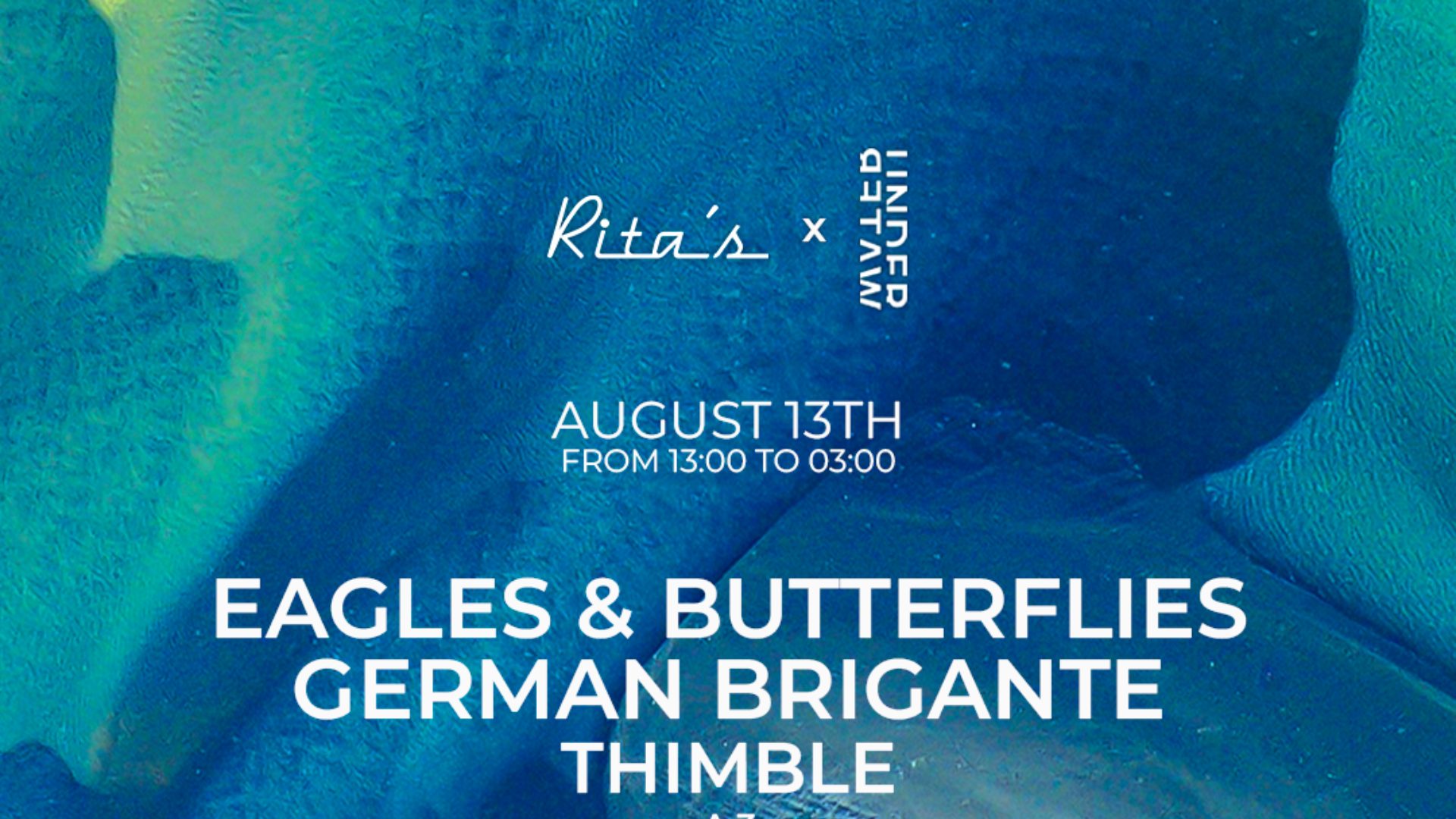 Rita's x Underwater - Eagles & Butterflies image