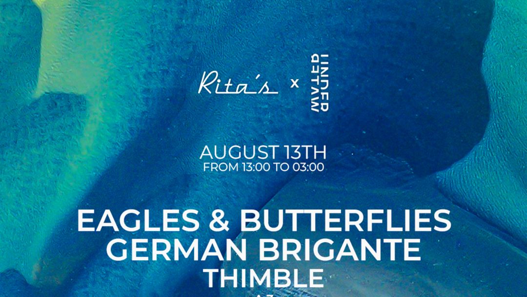Cartell de l'esdeveniment Rita's x Underwater - Eagles & Butterflies