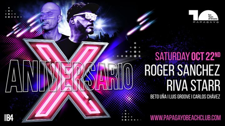 Cover for event: Riva Starr + Roger Sánchez. 10º ANIVERSARIO