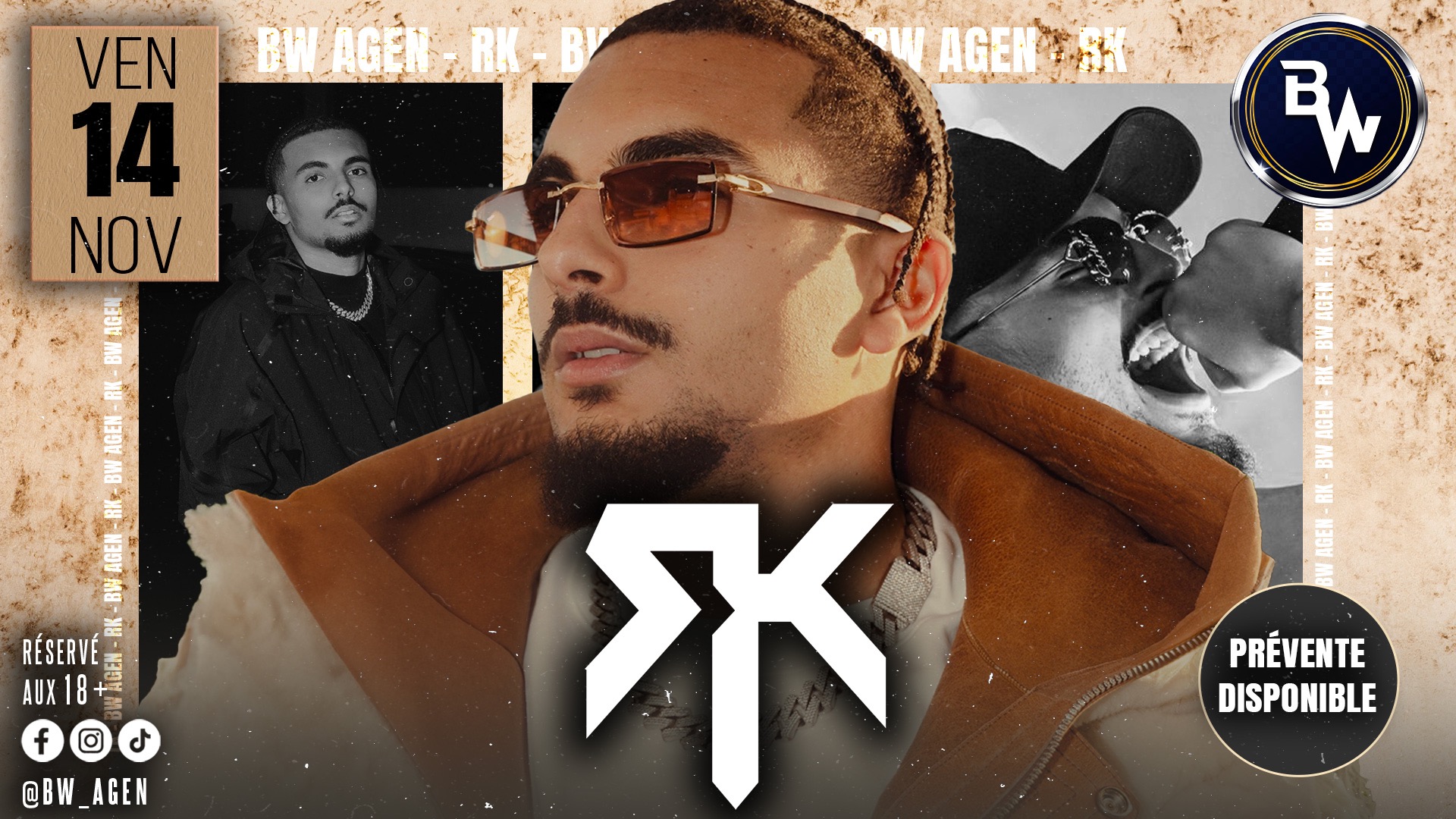 RK EN SHOWCASE @BW AGEN at BW Agen | Tickets & Guest Lists
