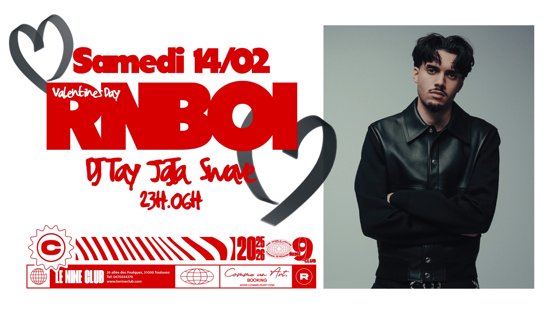 RNBOI - SAMEDI 14 FÉVRIER - VALENTINE'S DAY