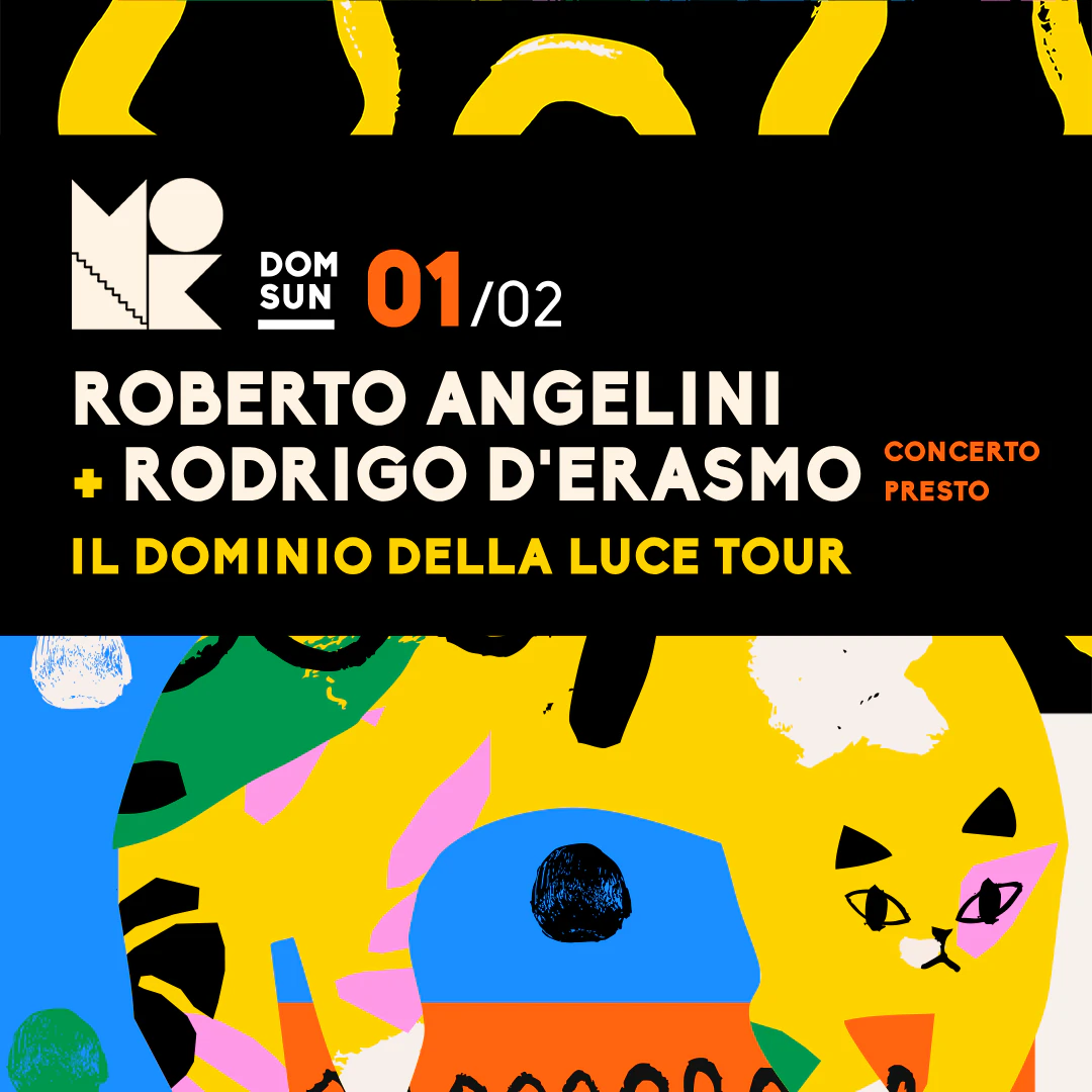 ROBERTO ANGELINI & RODRIGO D'ERASMO // CONCERTO PRESTO H.19:30 image