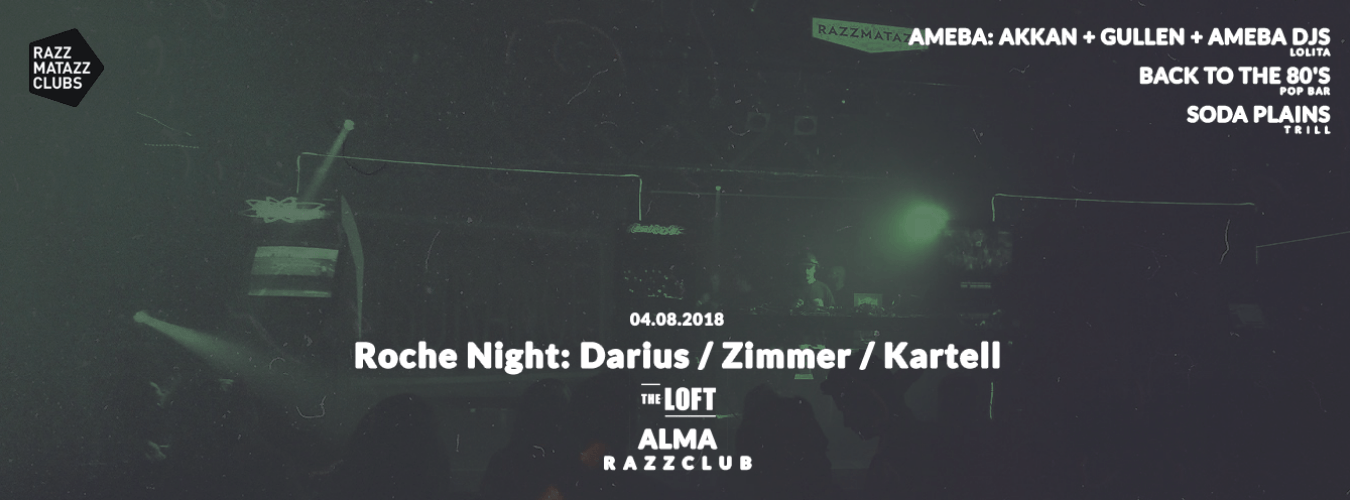 Roche Night @ The Loft & Alma @ Razzclub image