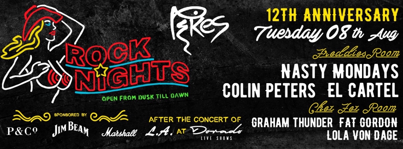 ROCK NIGHTS 12ºANNIVERSARY AT PIKES! - STOP Nº9 - TUCUMCARI! image