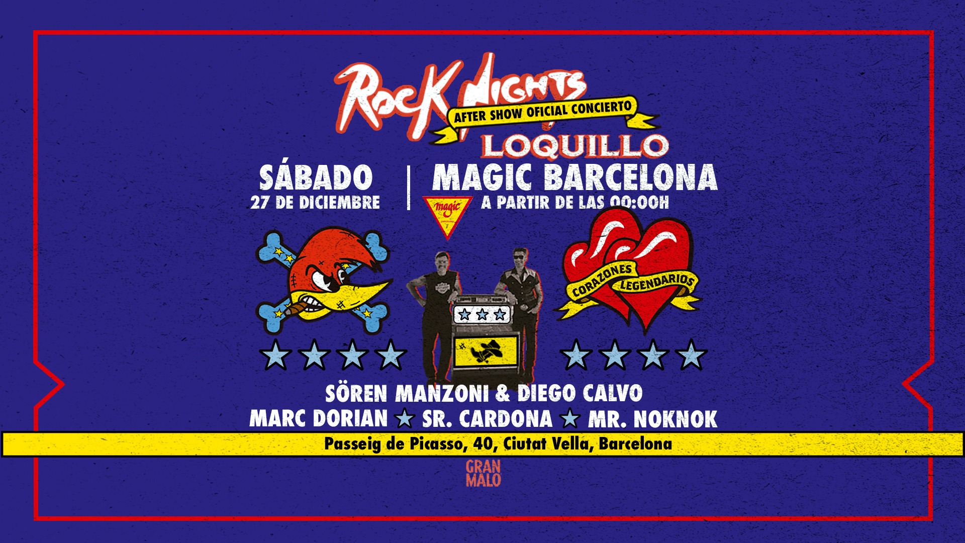 Rock Nights 27 DICIEMBRE - AFTERSHOW LOQUILLO image