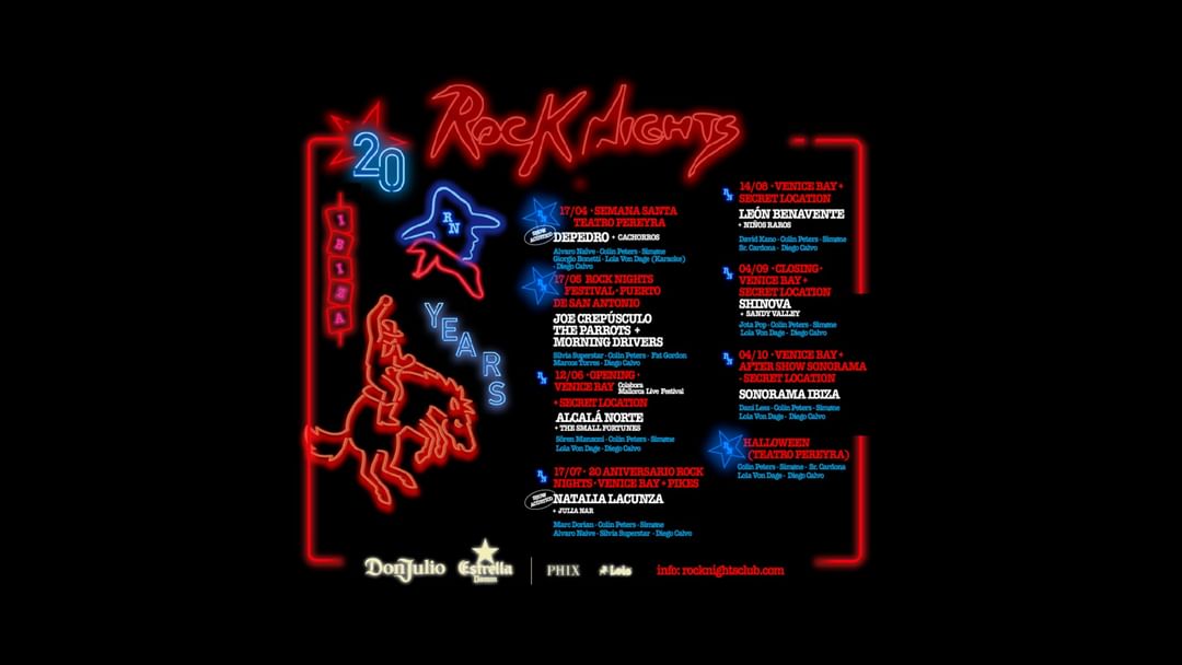 ROCK NIGHTS After Show DORADO LIVE SHOWS event cover