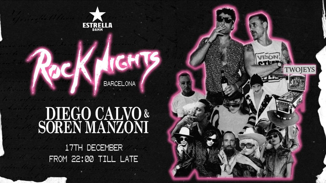 Cartel del evento ROCK NIGHTS Barcelona - The Hoxton 
