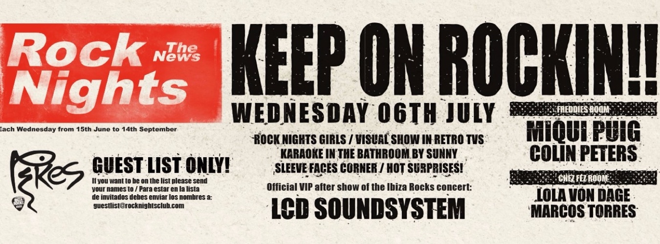 ROCK NIGHTS chapter 4 at PIKES! image