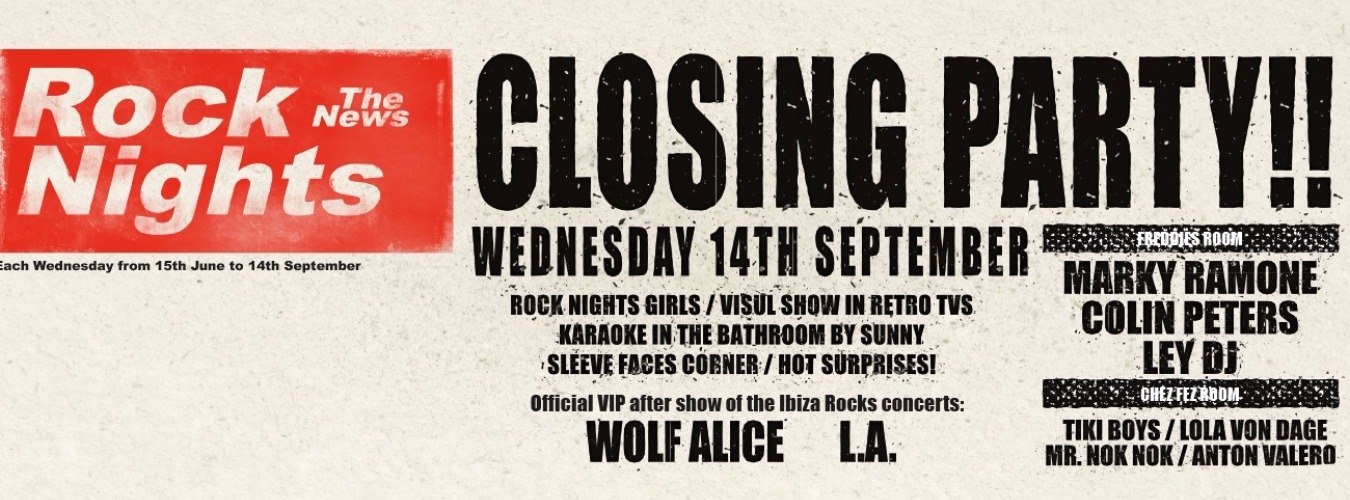 ROCK NIGHTS CLOSING PARTY AT PIKES! image