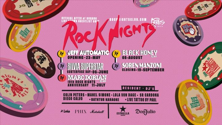 Cover for event: Rock Nights presents CASINO CHIPS: Black Honey (DJ Set)