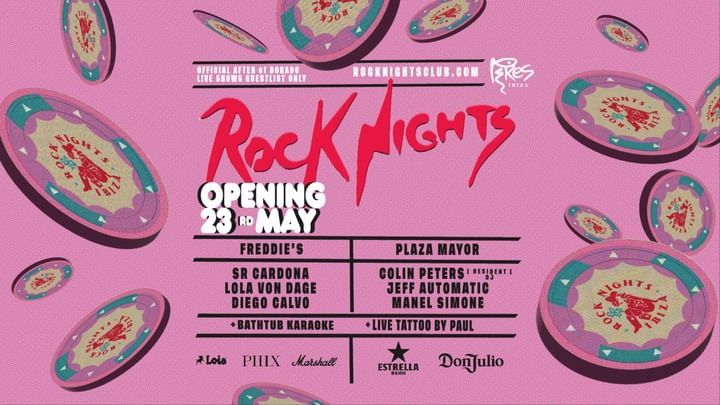 Cover for event: Rock Nights presents CASINO CHIPS: Opening at Pikes