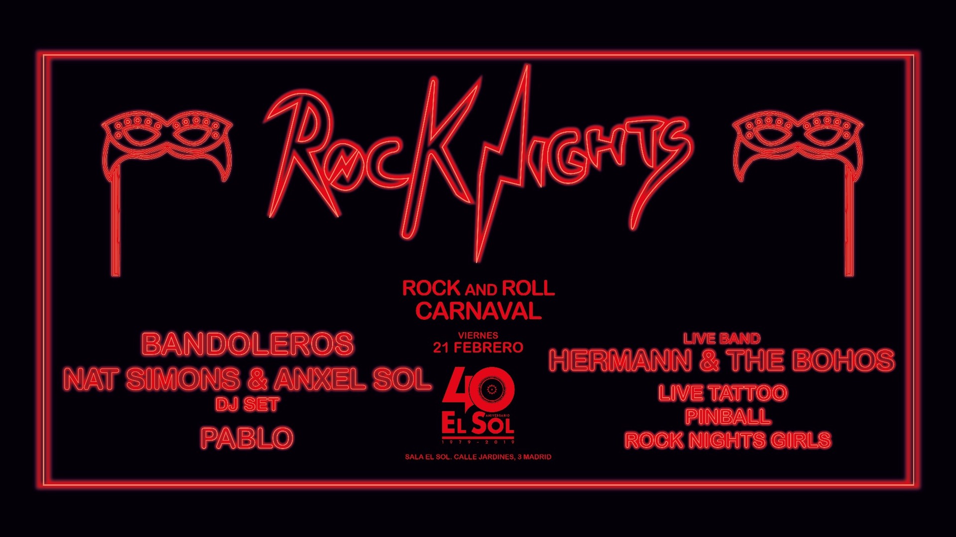 ROCK NIGHTS - Rock and Roll CARNAVAL! image