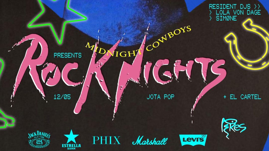 Cartell de l'esdeveniment Rock Nights Summer 2022 at Pikes Ibiza