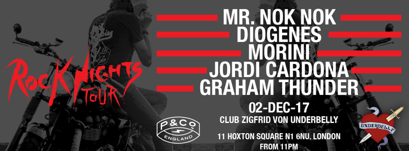 ROCK NIGHTS TOUR - LONDON - UNDERBELLY image