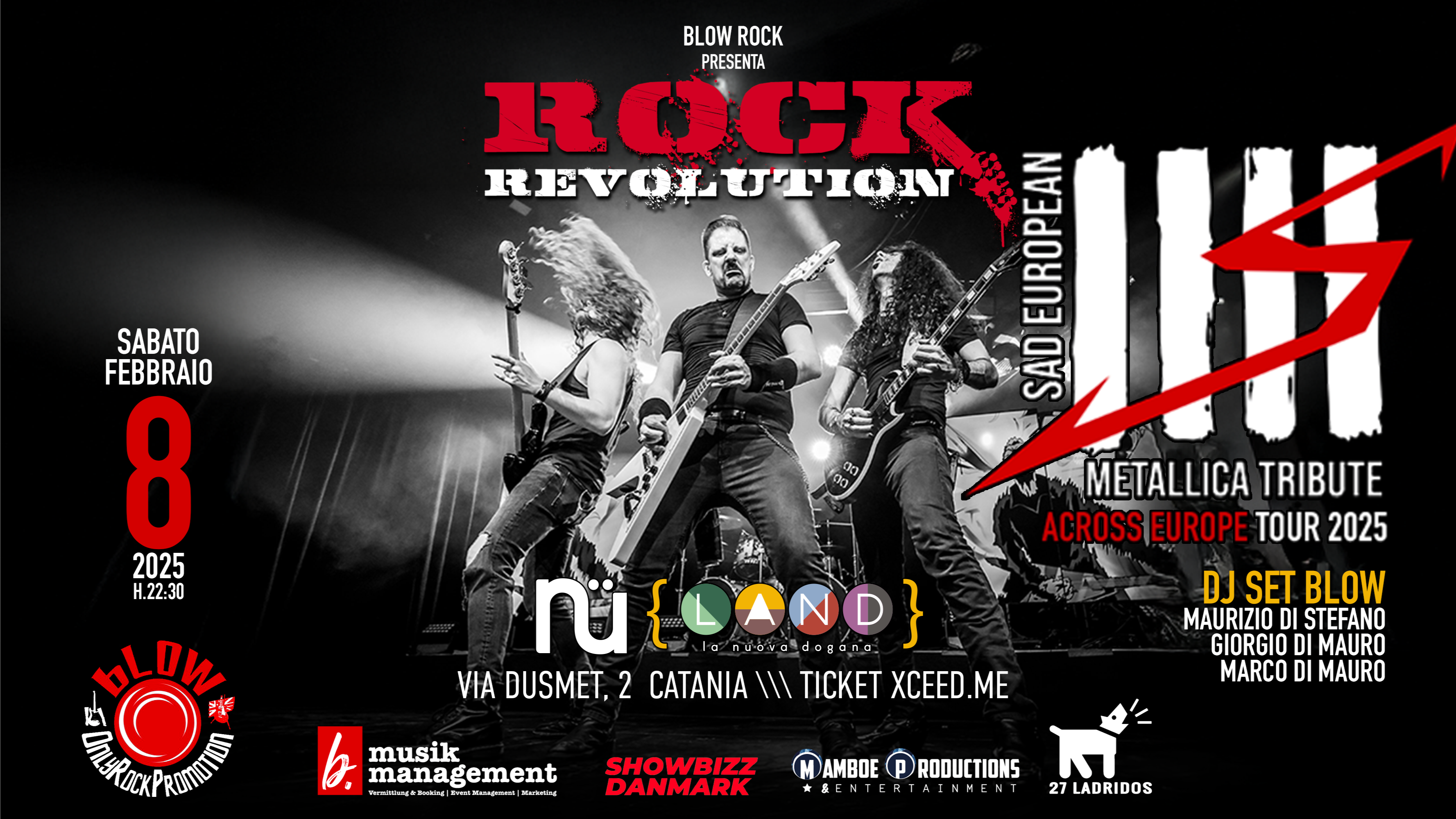 Rock Revolution 2025 - Metallica European Tribute - SAD