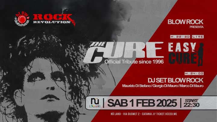 Cover for event: Rock Revolution 2025 - The Cure International Tribute - Easy Cure