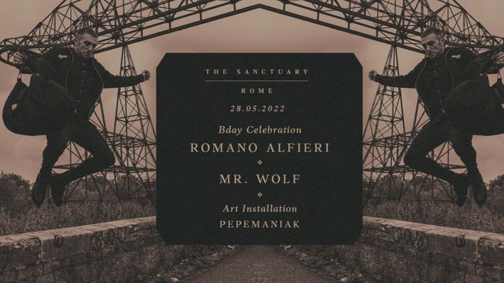 Cover for event: Romano Alfieri + Mr. Wolf -  THE SANCTUARY ECO RETREAT